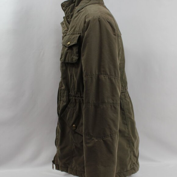 BCBGeneration‎ Coat Olive Color with Quilted Lining Size M - Picture 3 of 12